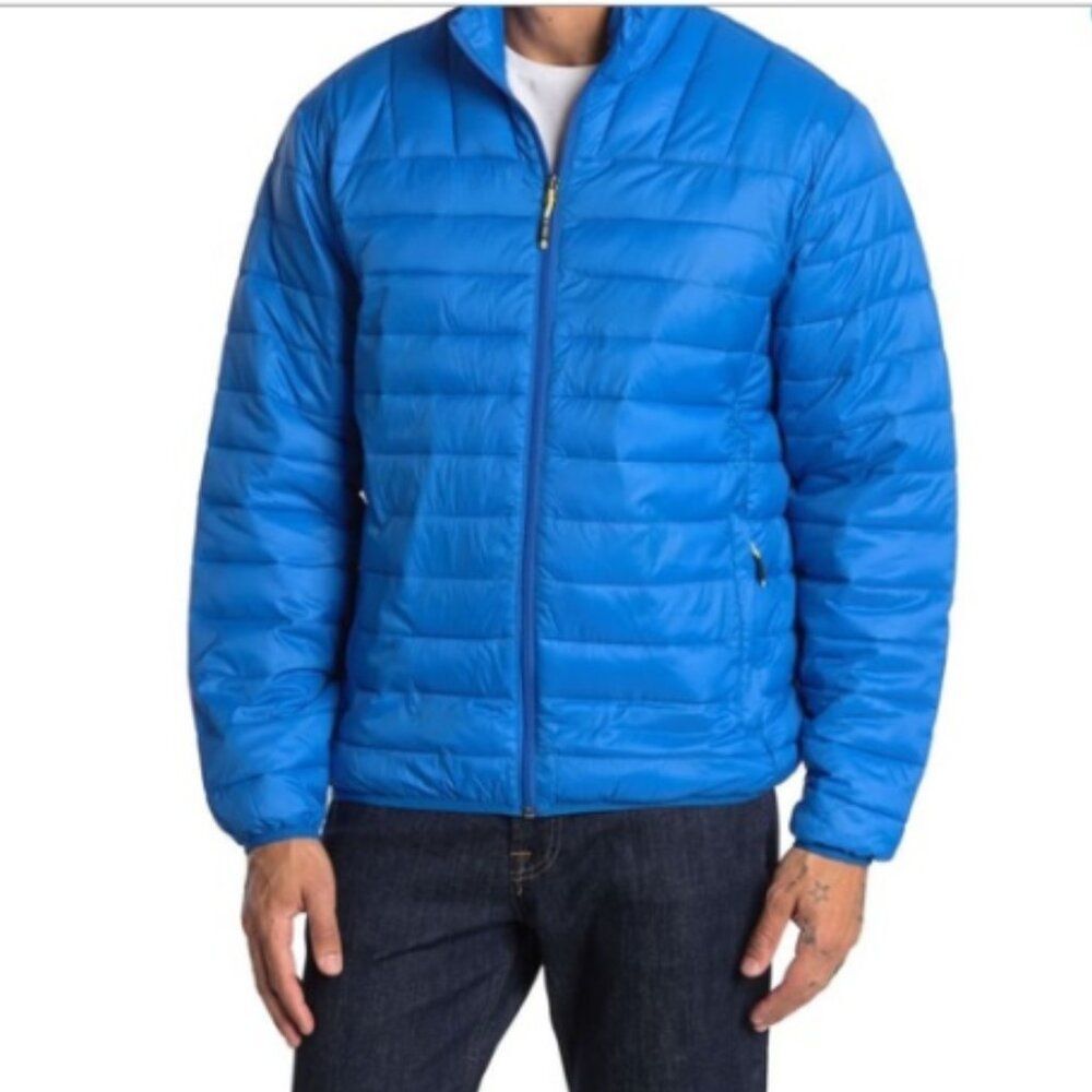 Hawke & Co Packable Down Jacket Blue Men’s Small 90/10 Down Feather HDN570